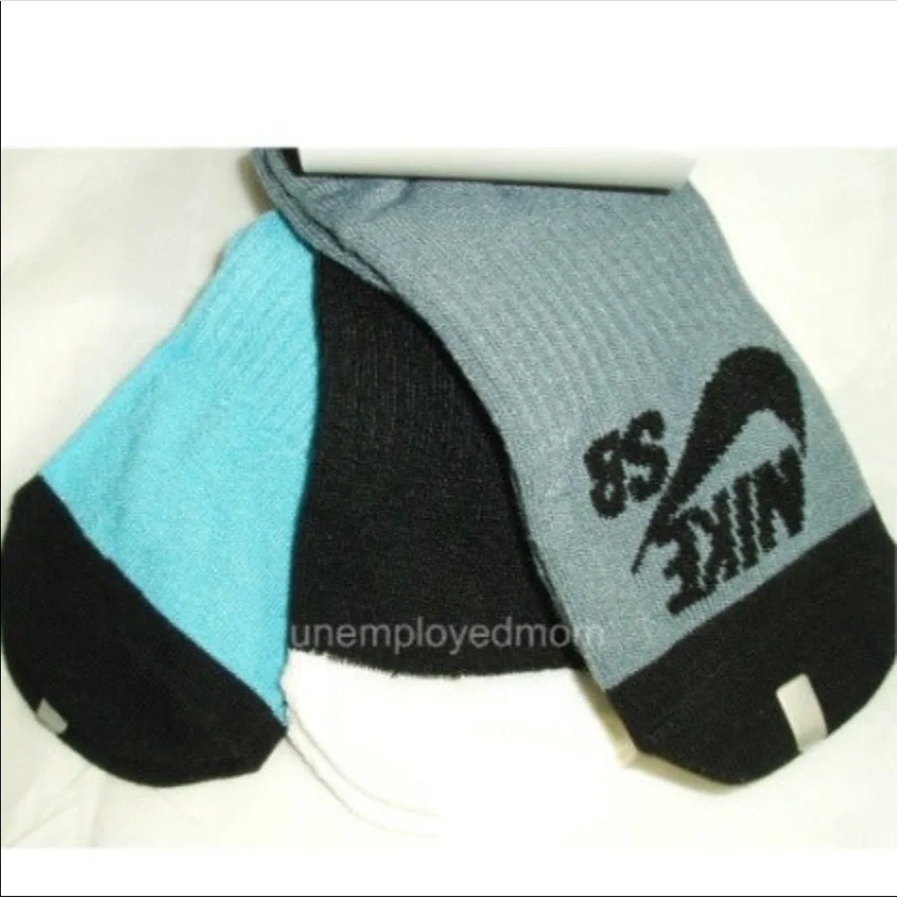Nike Low Cut Socks Youth Kids Athletic Sports Active Wear Boys Girls 3 pair SB